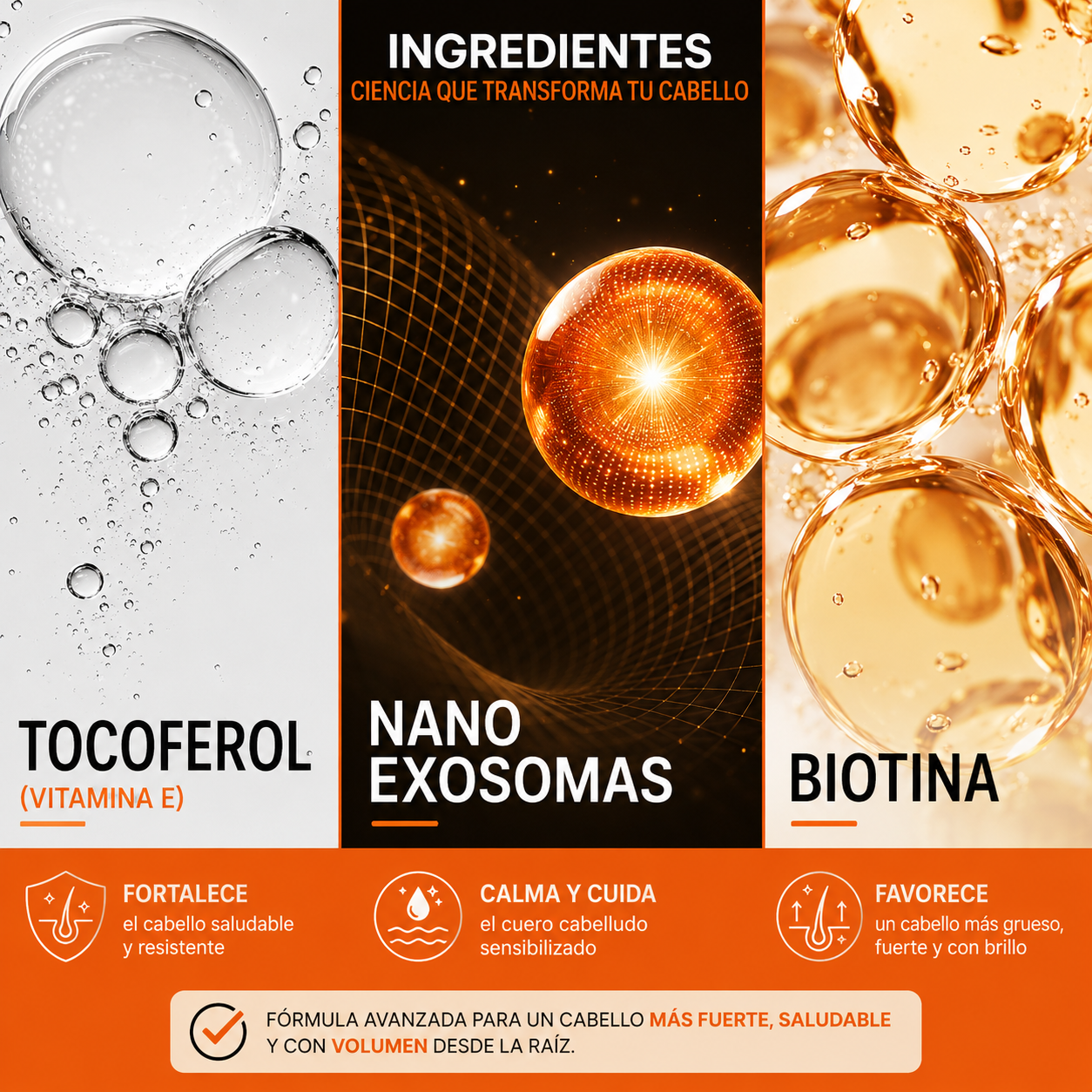 Lilyeve - Suero Capilar Fortalecedor con Cepillo Masajeador