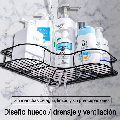 Tu espacio más limpio y moderno | Organizador Adhesivo de Acero Inoxidable[Pack de 2]